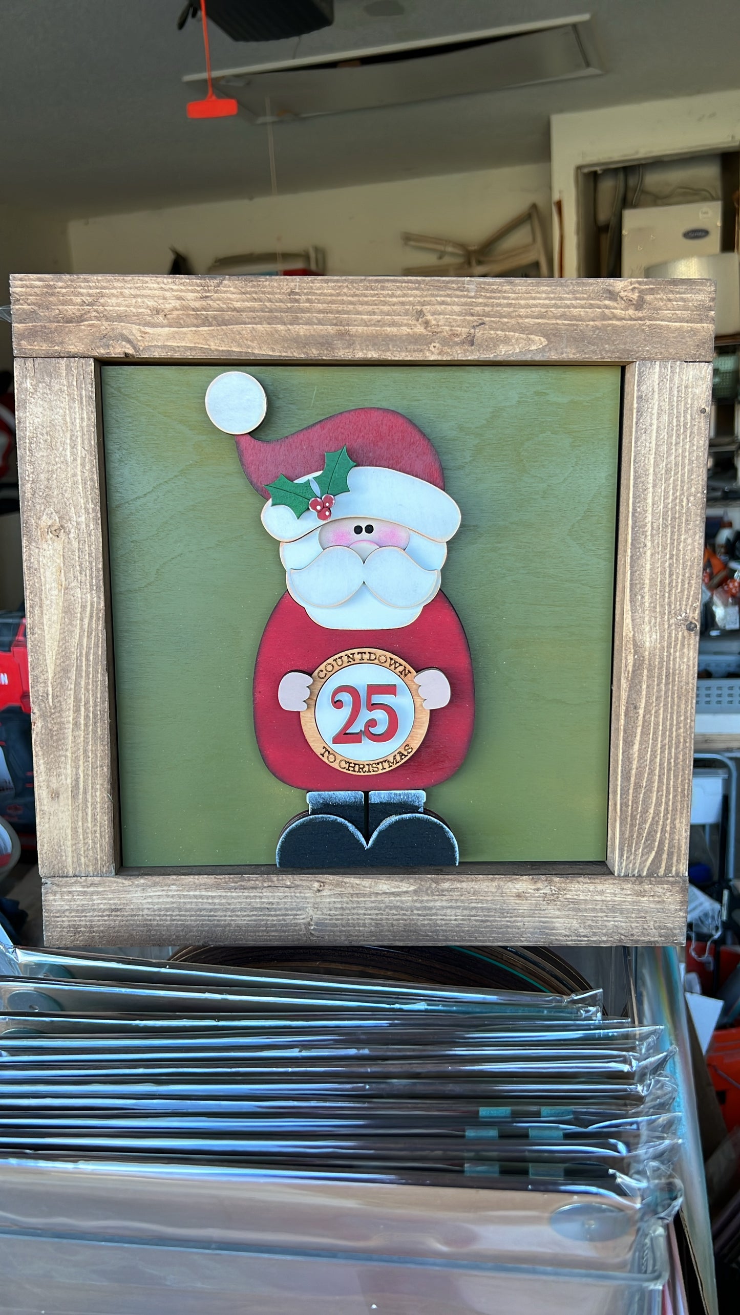 Interchangeable Christmas Countdown Porch Tiles β Santa Countdown Set