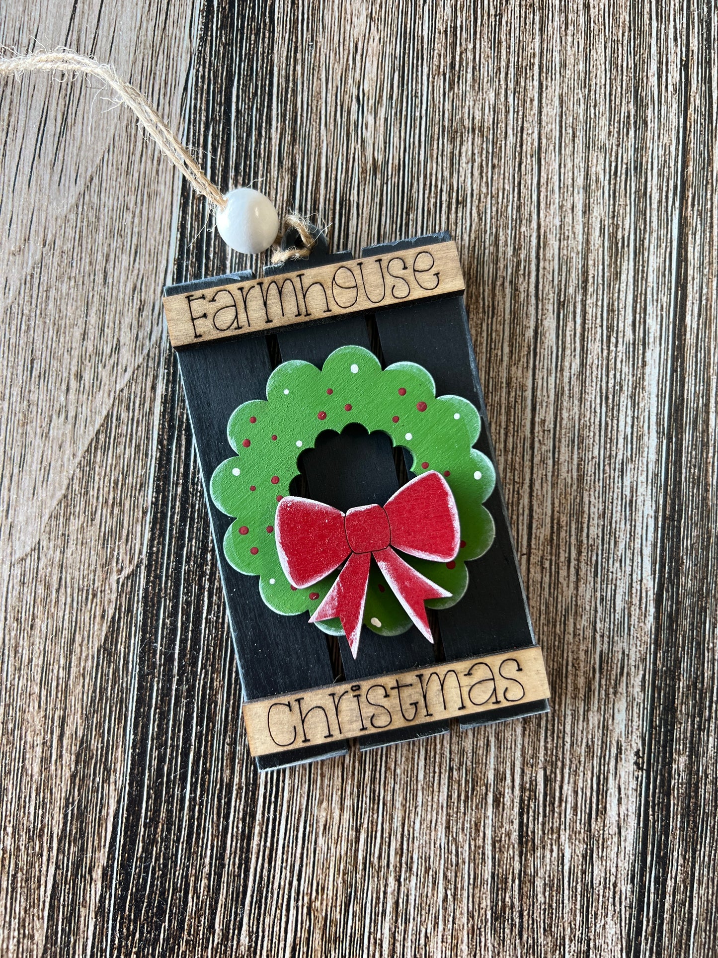 Wreath Palette Ornament