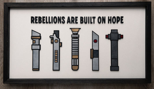 Rebellions Are Built on Hope Sign