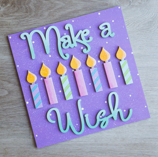 Make A Wish Birthday Tile
