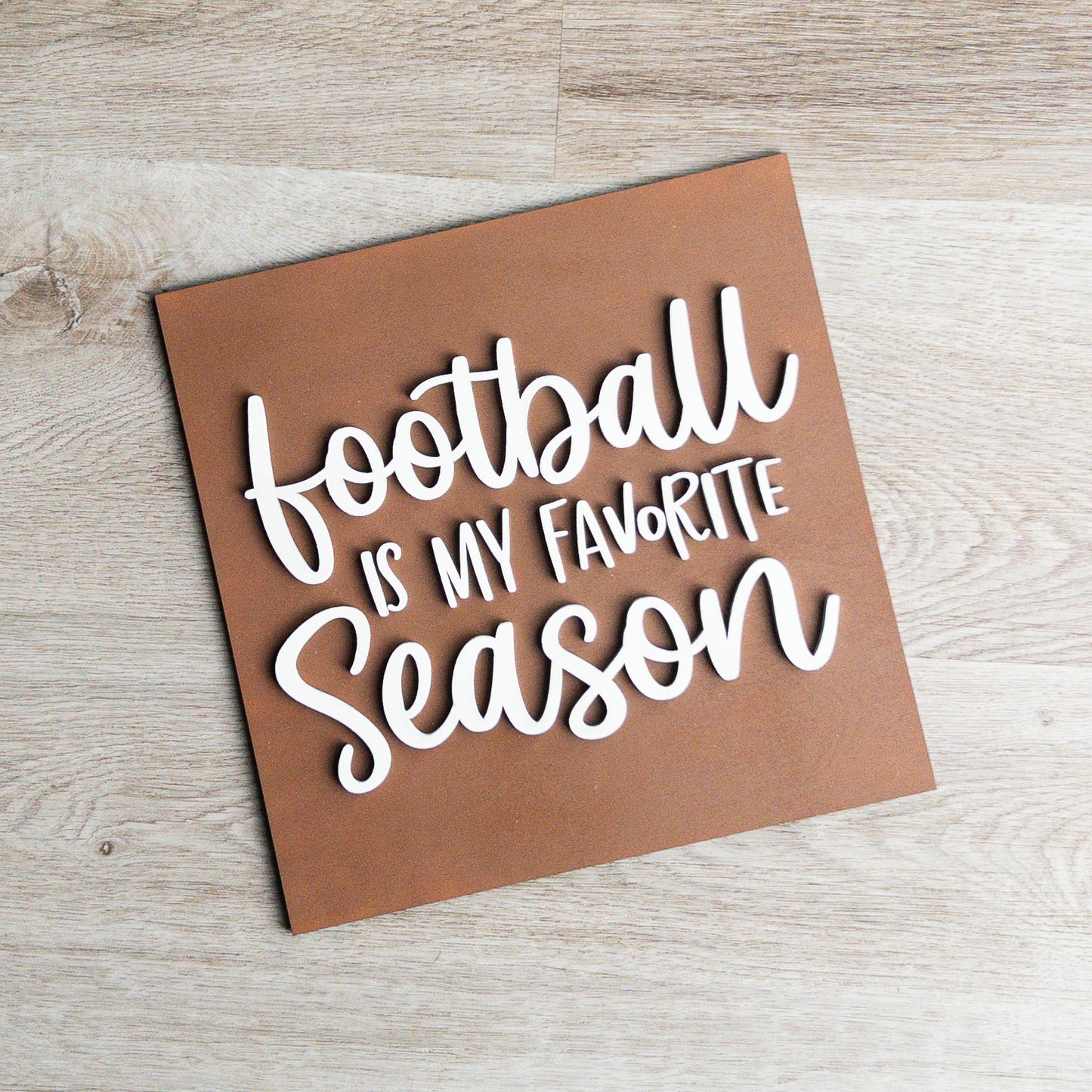 Football is My Favorite Season Tile