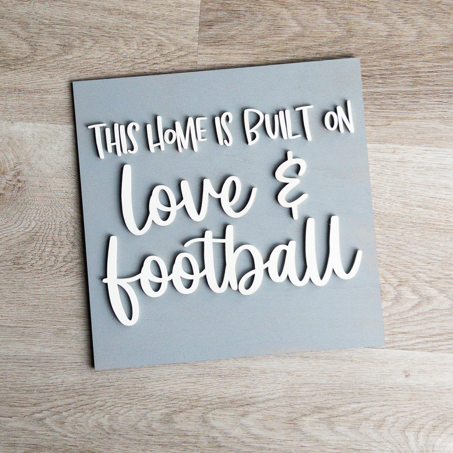 Love & Football Tile