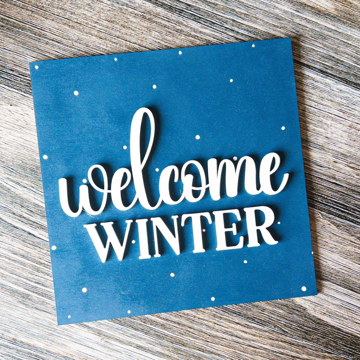 Welcome Winter Tile