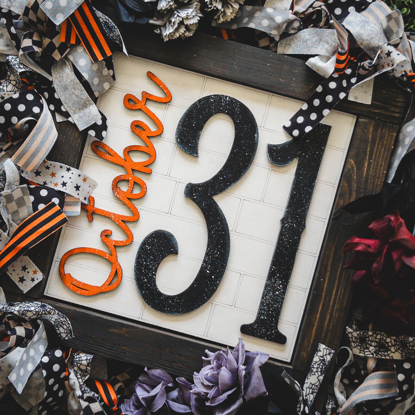 Halloween Porch Decor Tile — Oct 31