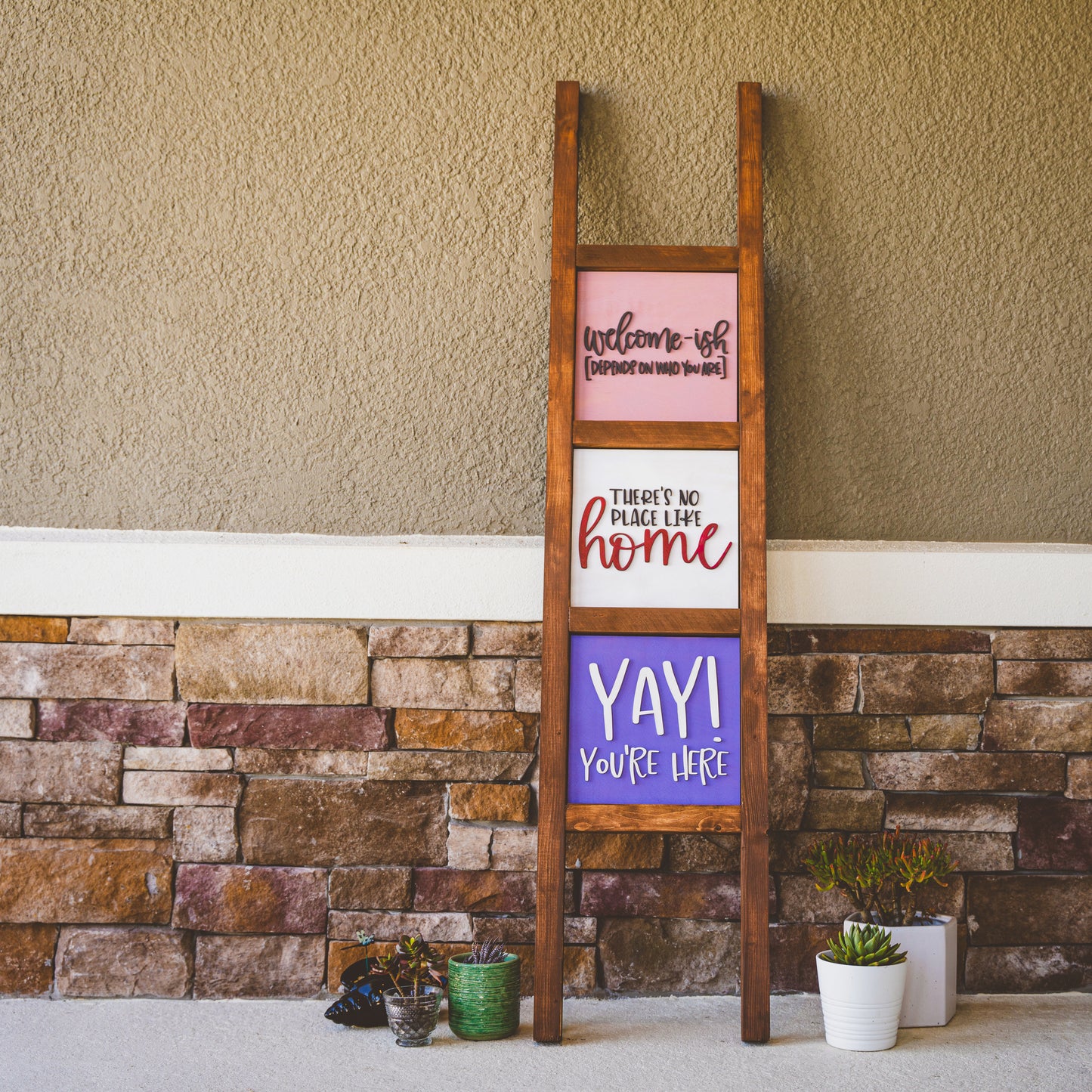 Walnut Interchangeable Ladder