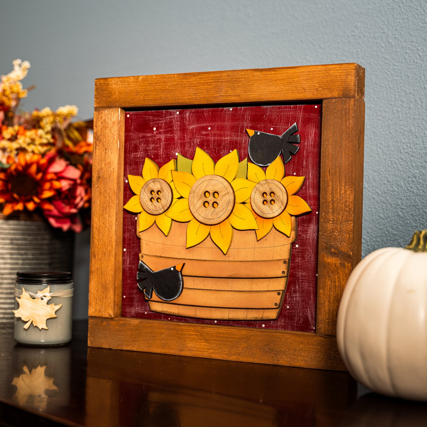 Sunflower Basket Tile