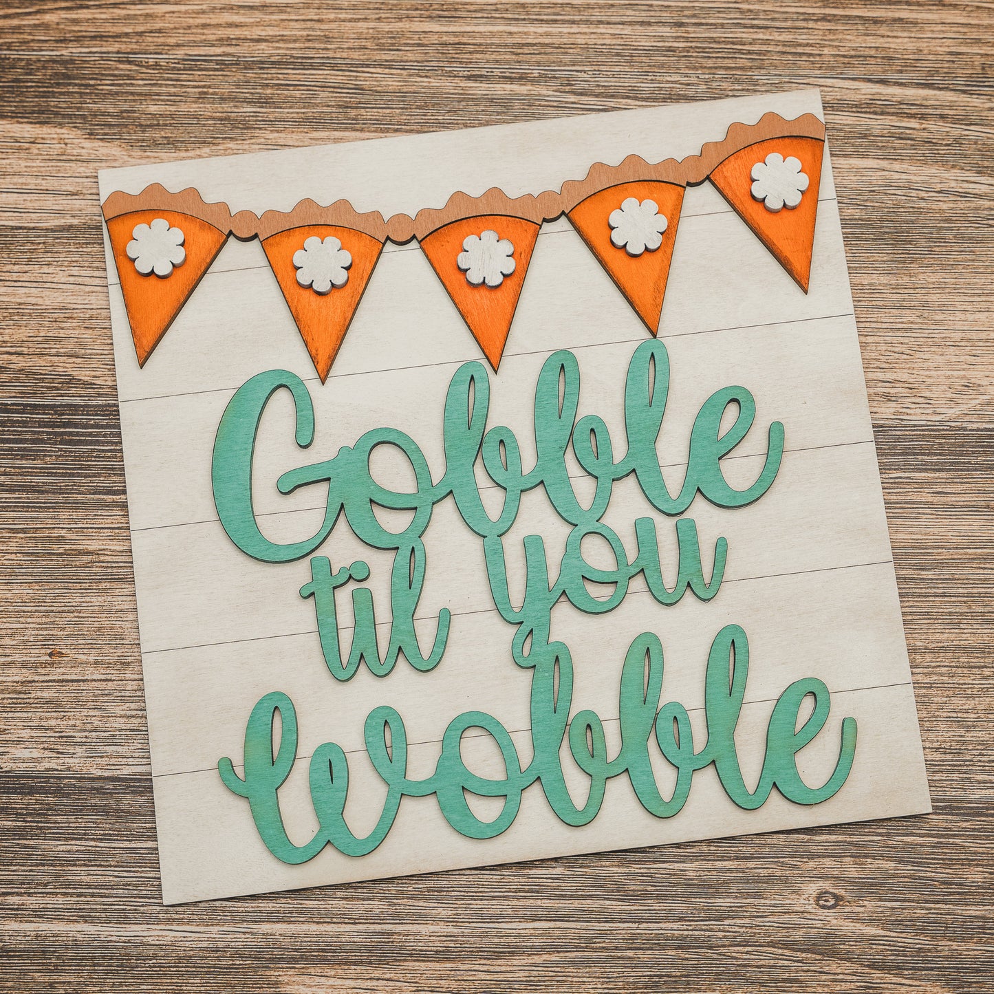 Gobble Til You Wobble Tile