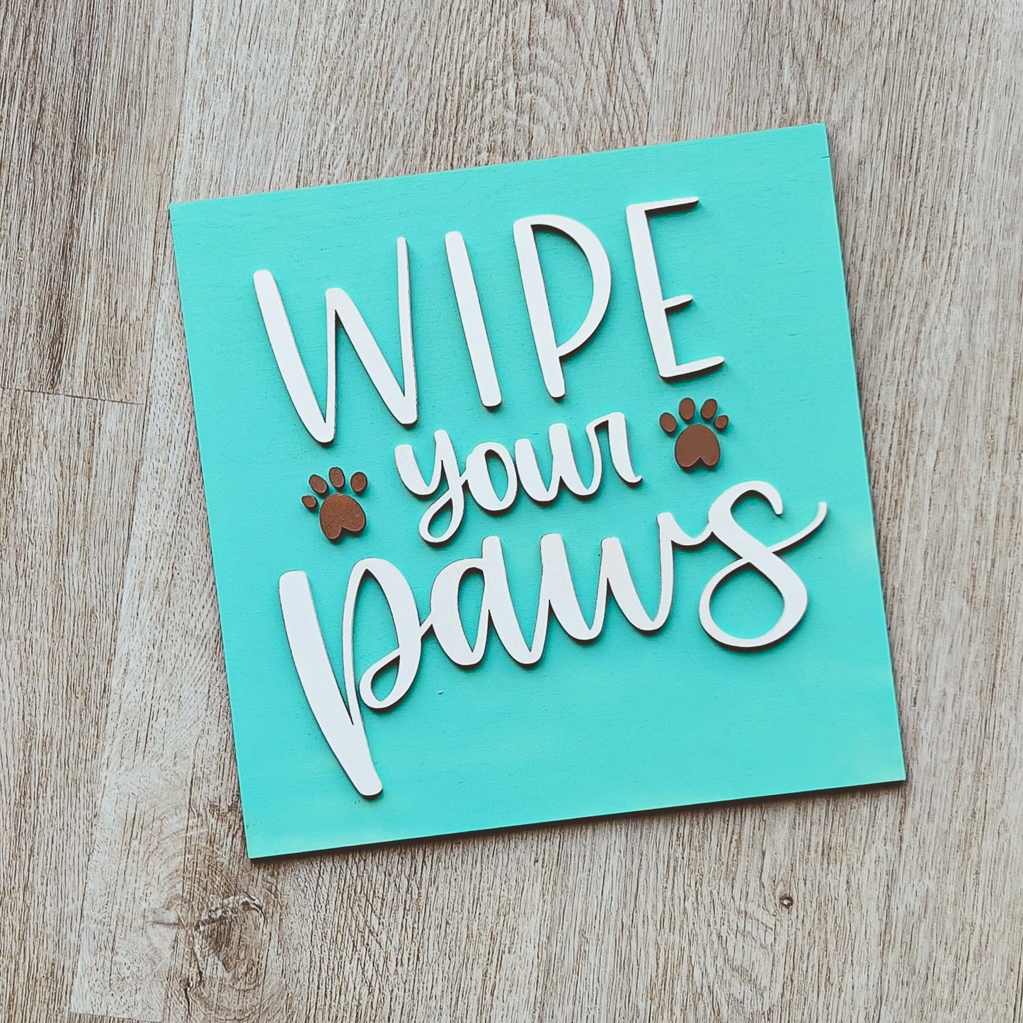 Wipe Your Paws Tile