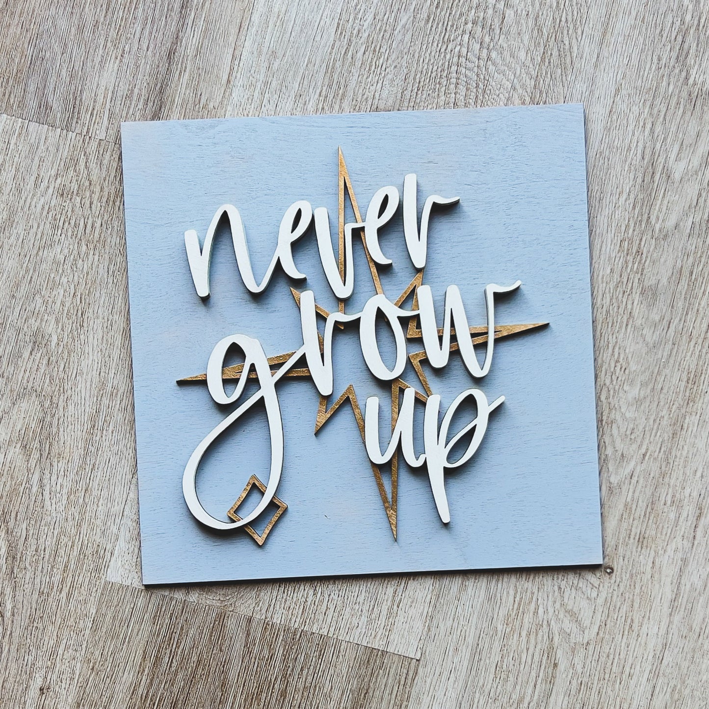 Never Grow Up Tile