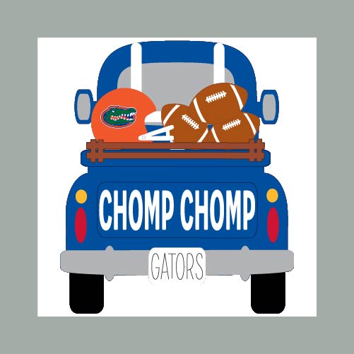 College Football Truck Tile CUSTOM ORDER