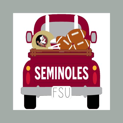 College Football Truck Tile CUSTOM ORDER