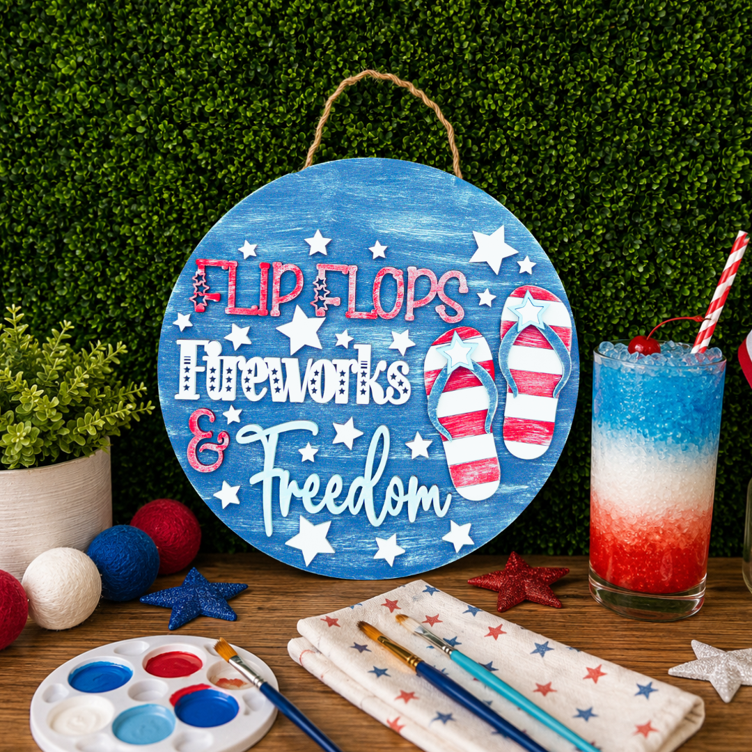 Sip & Paint | 4th of July Door Round | June 28 · Lugo's Craft Distillery