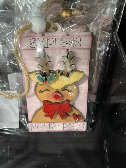 Reindeer Palette Ornament