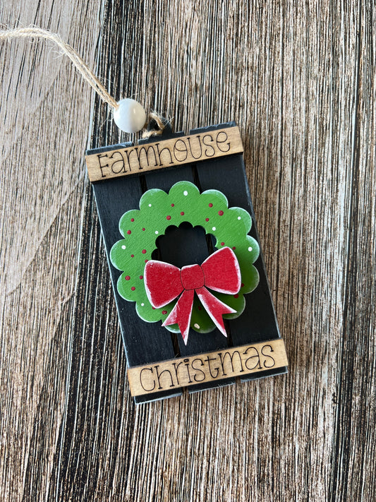 Wreath Palette Ornament