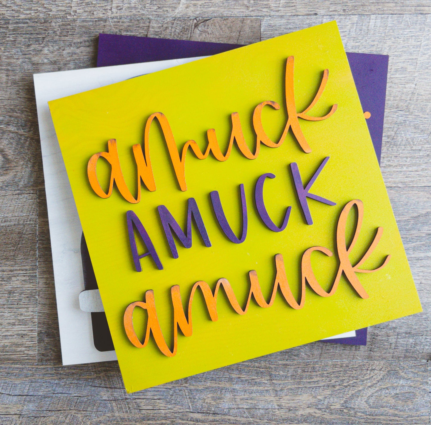 Halloween Porch Decor Tile — Amuck