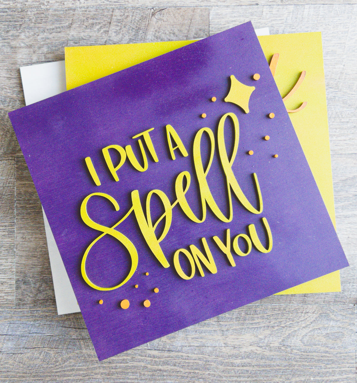 Halloween Porch Decor Tile — I Put a Spell on You