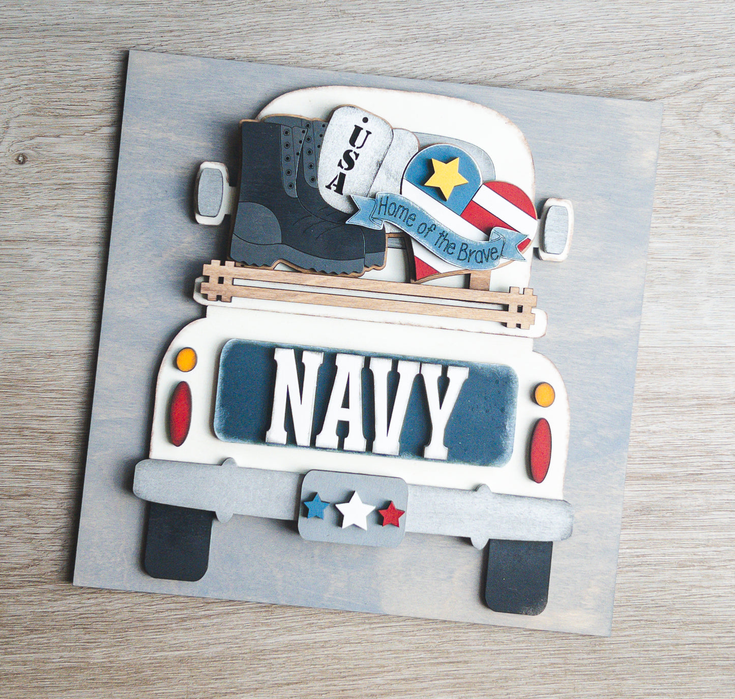 Navy Truck Tile