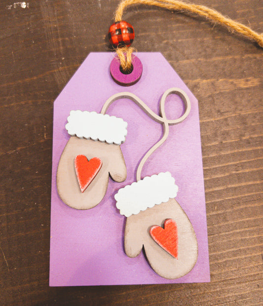 Mitten Tag Ornament