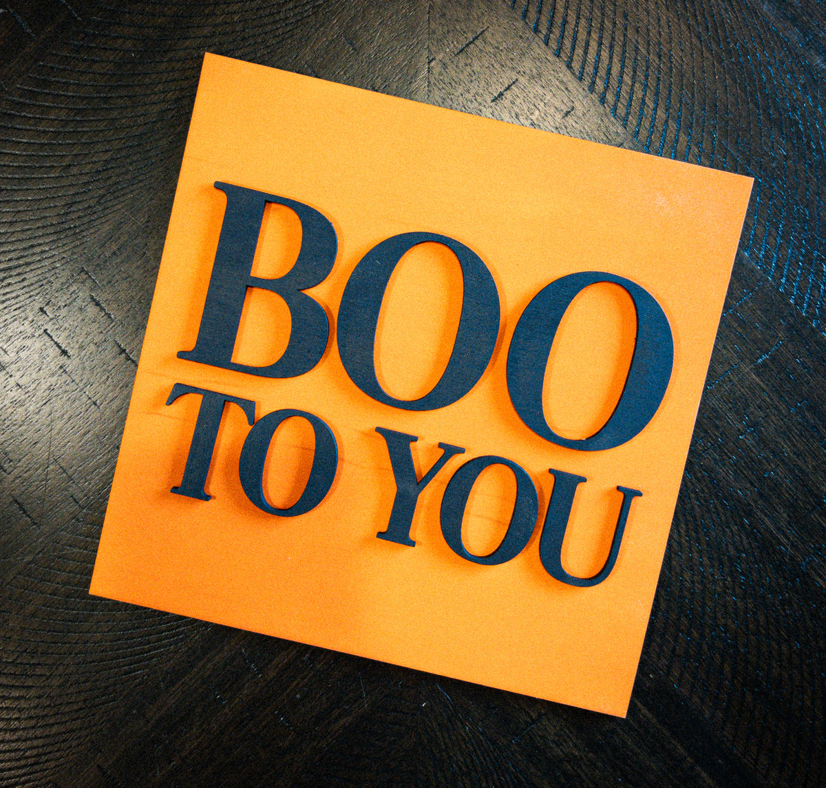 Halloween Porch Decor Tile — Boo To You