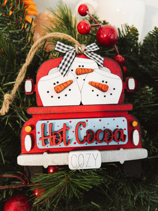 Hot Cocoa Truck Ornament