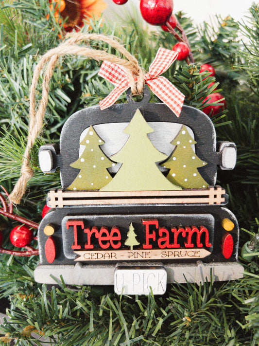 Tree Farm Truck Ornament