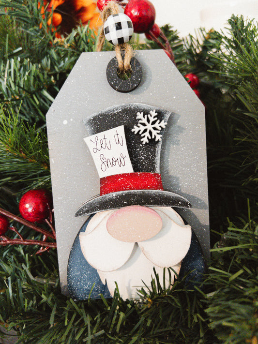 Let it Snow Gnome Ornament