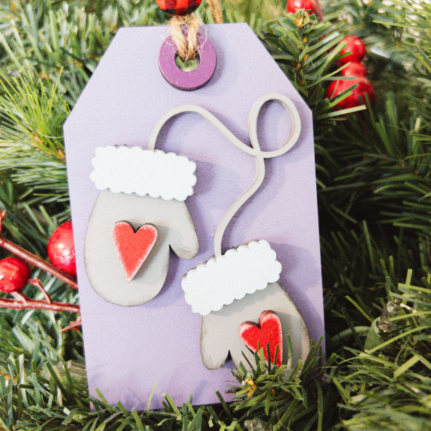 Mittens Tag Ornament