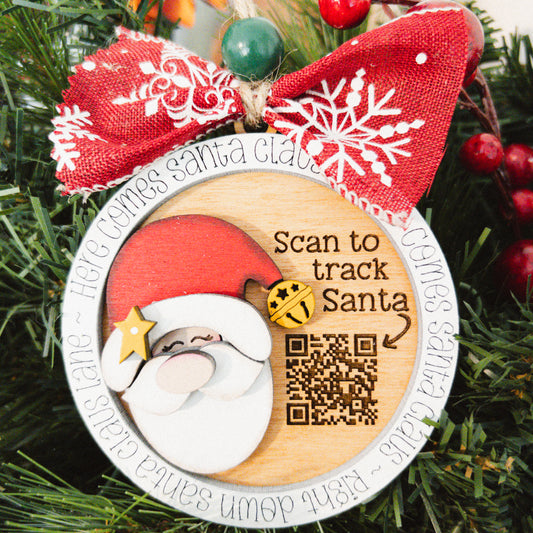 Classic Santa Tracker Ornament