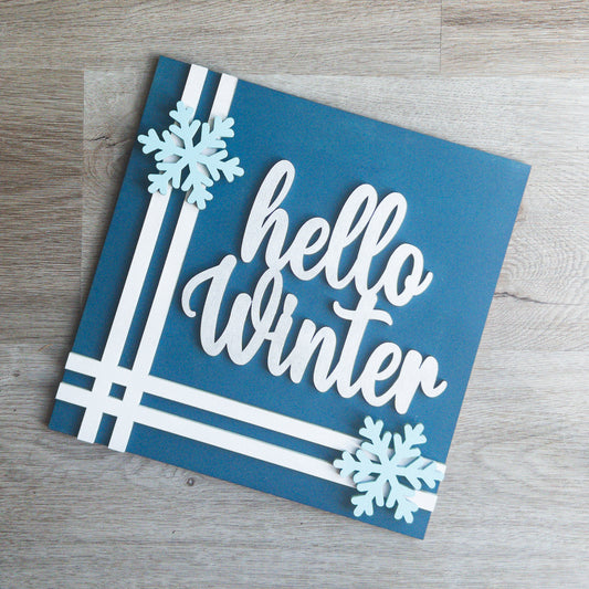 Hello Winter Tile