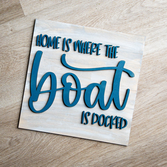 Boat Is Docked Tile