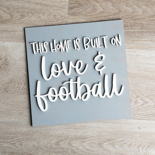 Love & Football Tile