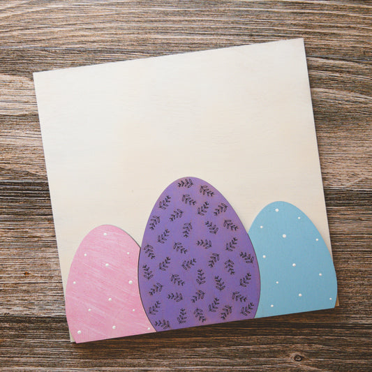 Pastel Easter Eggs Tile