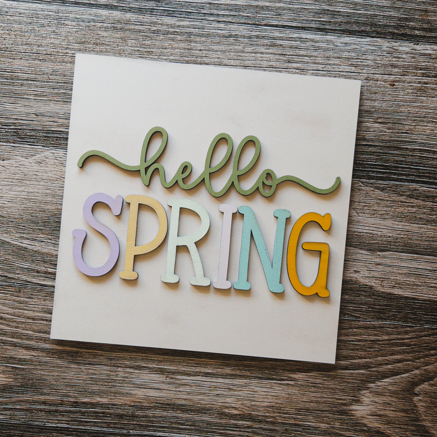 Hello Spring Tile