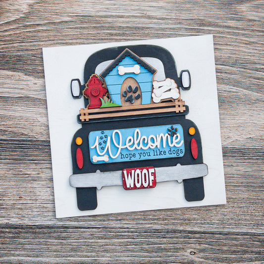 Hope You Like Dogs Truck Tile