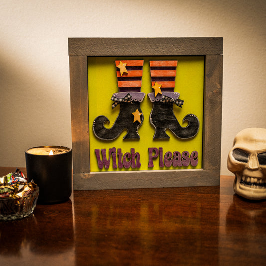 Grey Halloween Frame