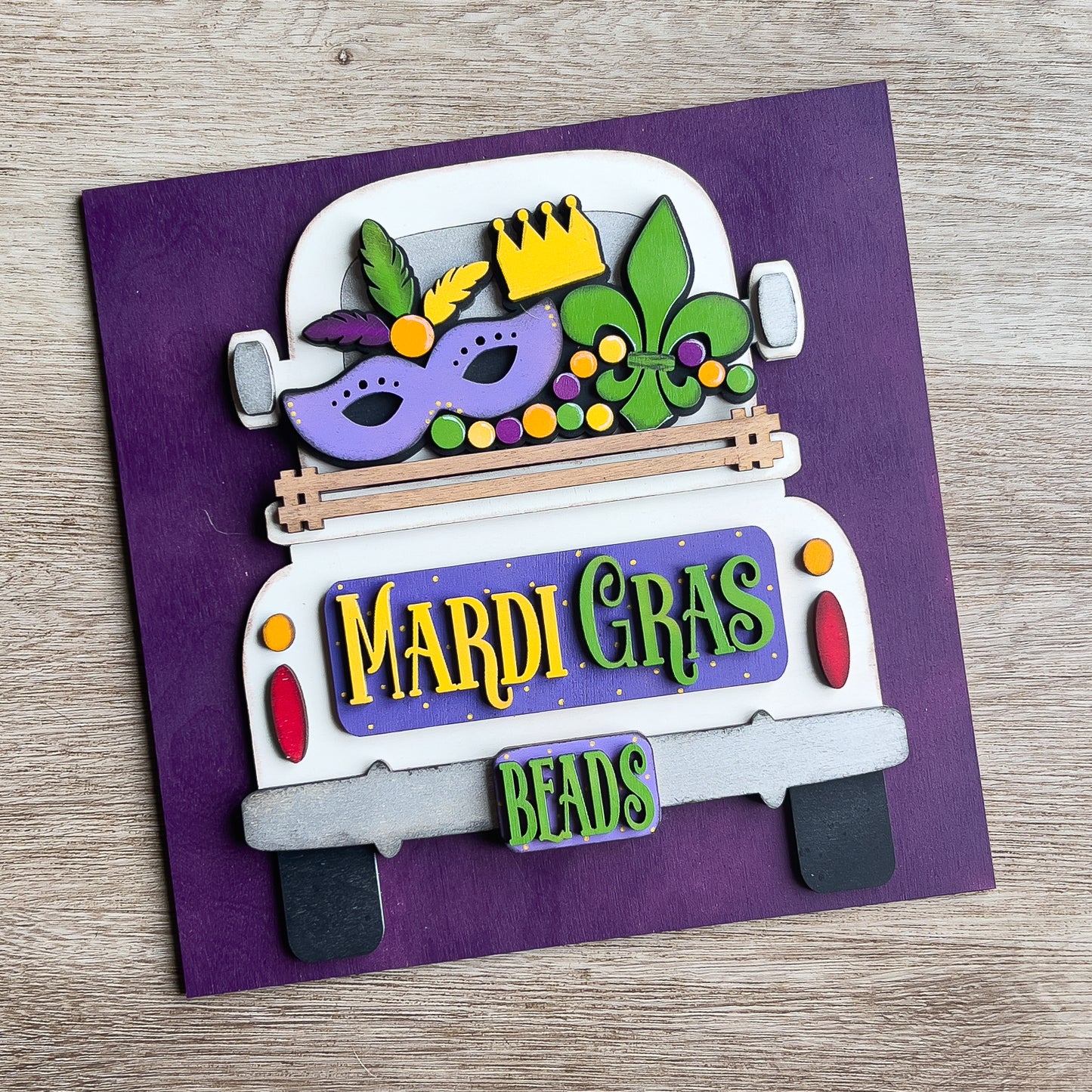 Mardis Gras Truck Tile