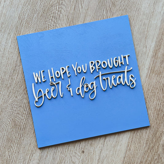 Beer & Dog Treats Tile