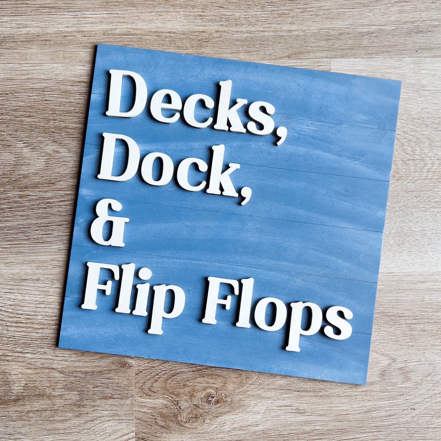 Decks, Docks, & Flip Flops Tile