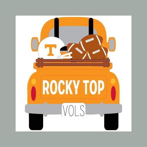 College Football Truck Tile CUSTOM ORDER